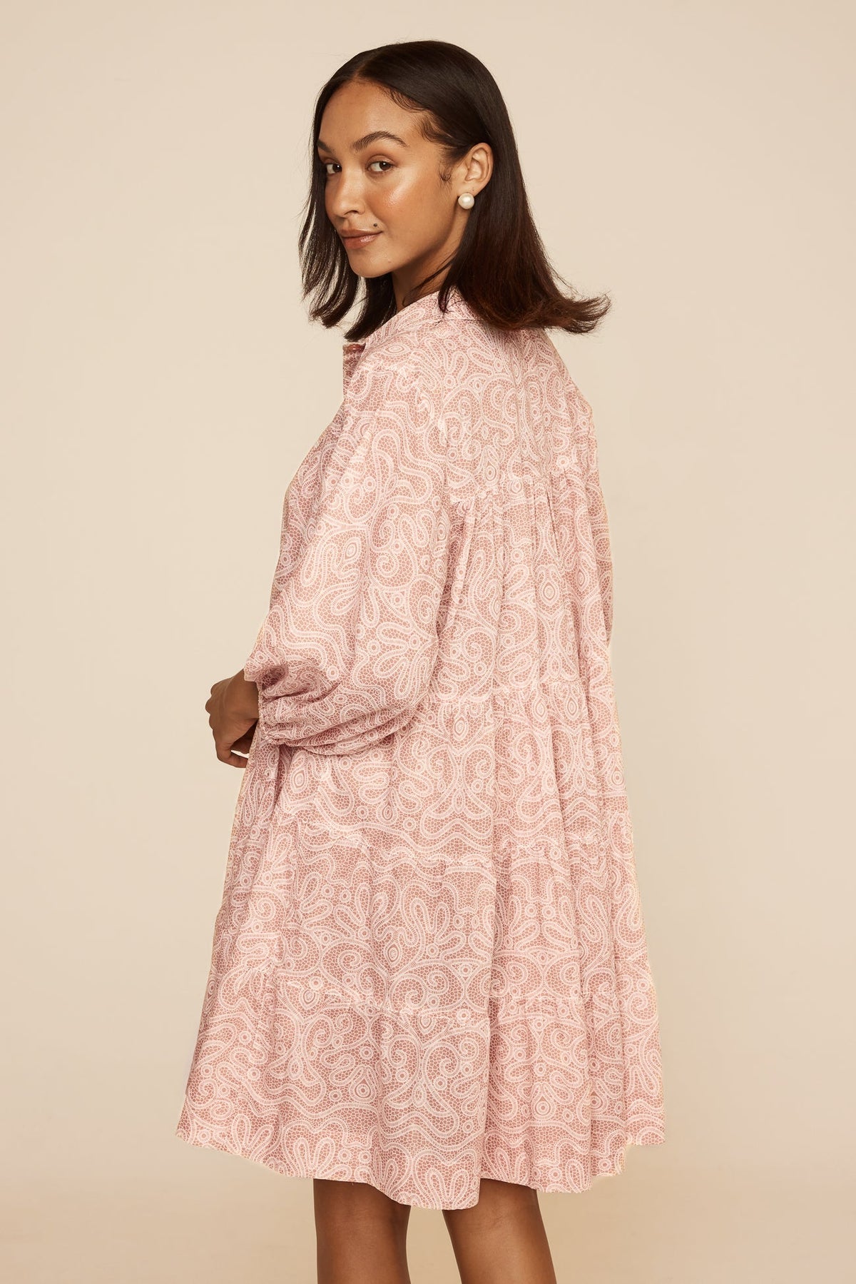 Cotton Resort Cover-Up — Lace — additional view