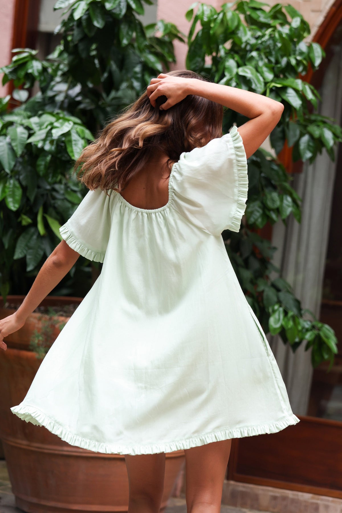 Lyocell Nightdress — Mint — additional view
