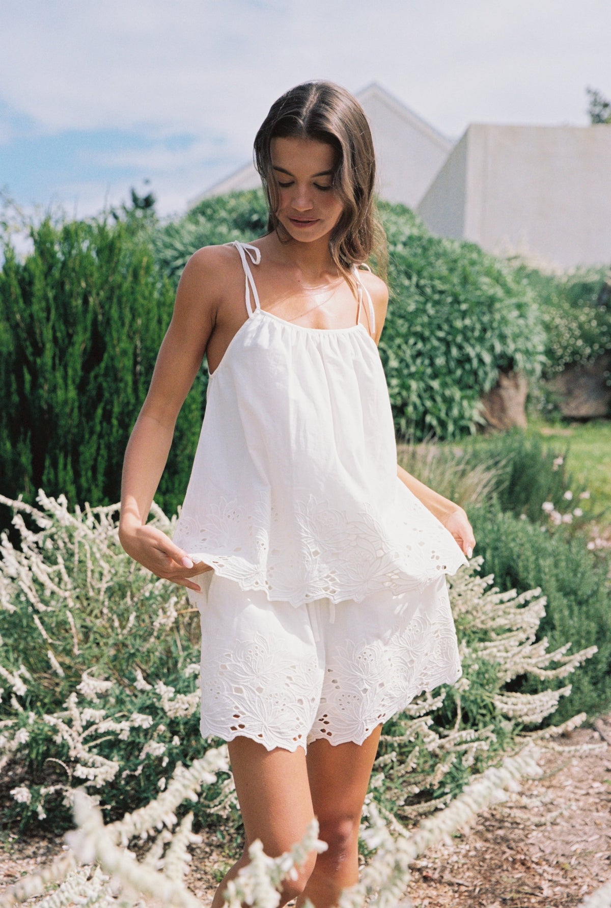 Rayon Short Pajama Set — Vanilla · 02 — additional view